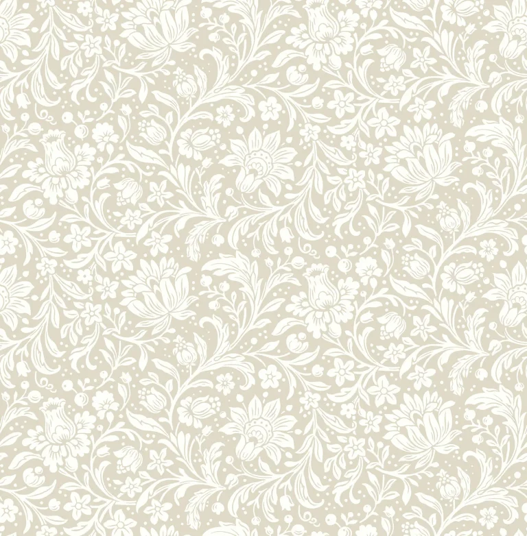 Chris Loves Julia Hague Floral Trail Wallpaper - Beige — Ảnh 3