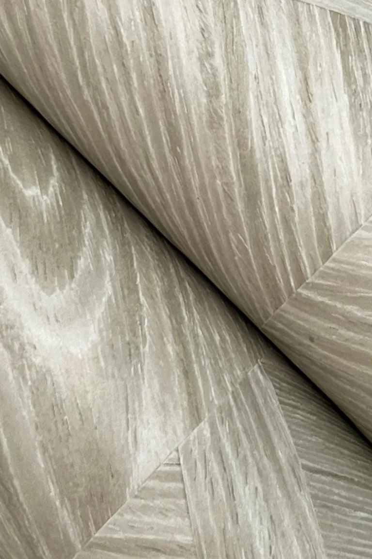 Ronald Redding Interlocking Wood Wallpaper - Moss — Image 3