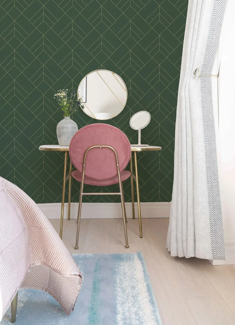 Sander Geometric Wallpaper - Evergreen — Ảnh 4