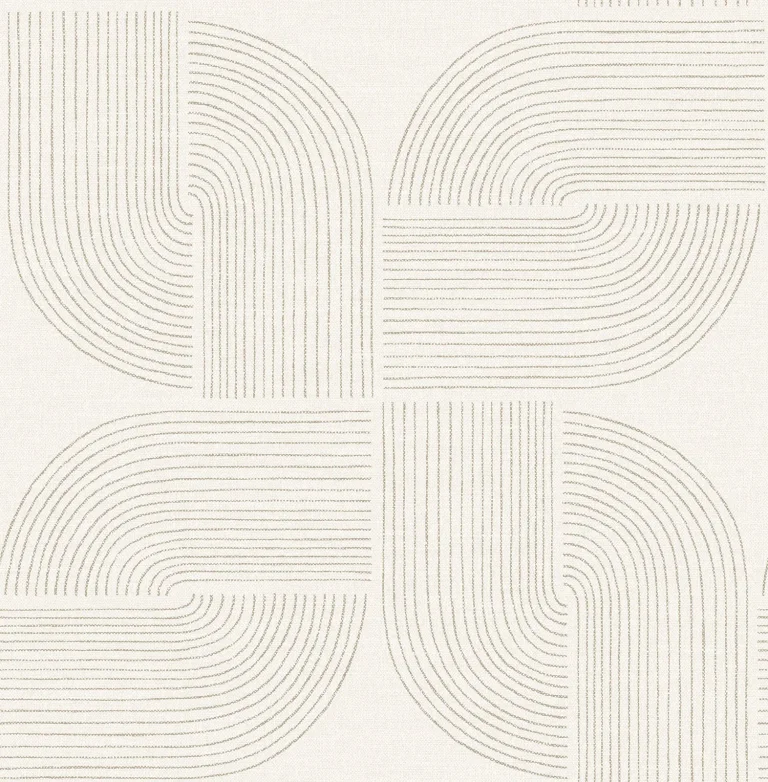 Savoye Spiral Arches Wallpaper - Brown — Ảnh 3
