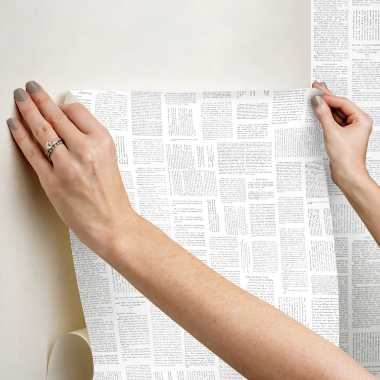 Magnolia Home Crafted Editorial Wallpaper - Charcoal — Ảnh 2