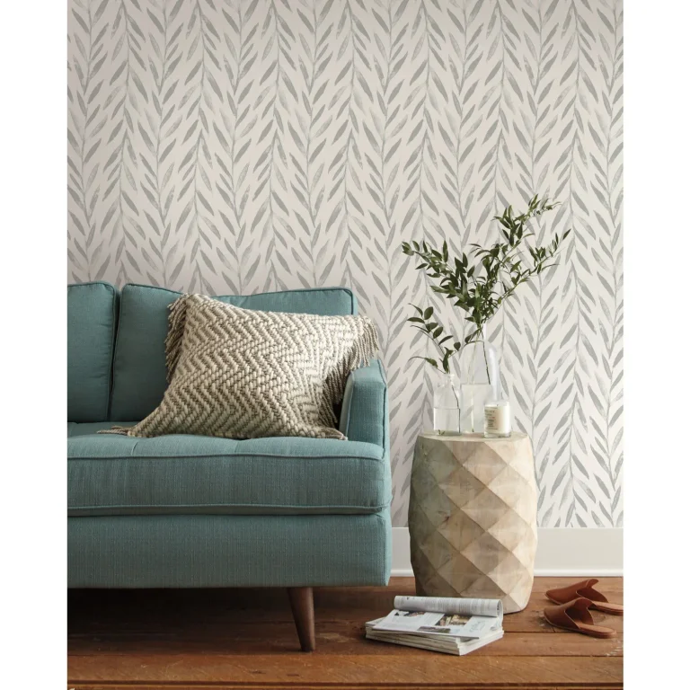 Magnolia Home Willow Wallpaper - Grey — Ảnh 4