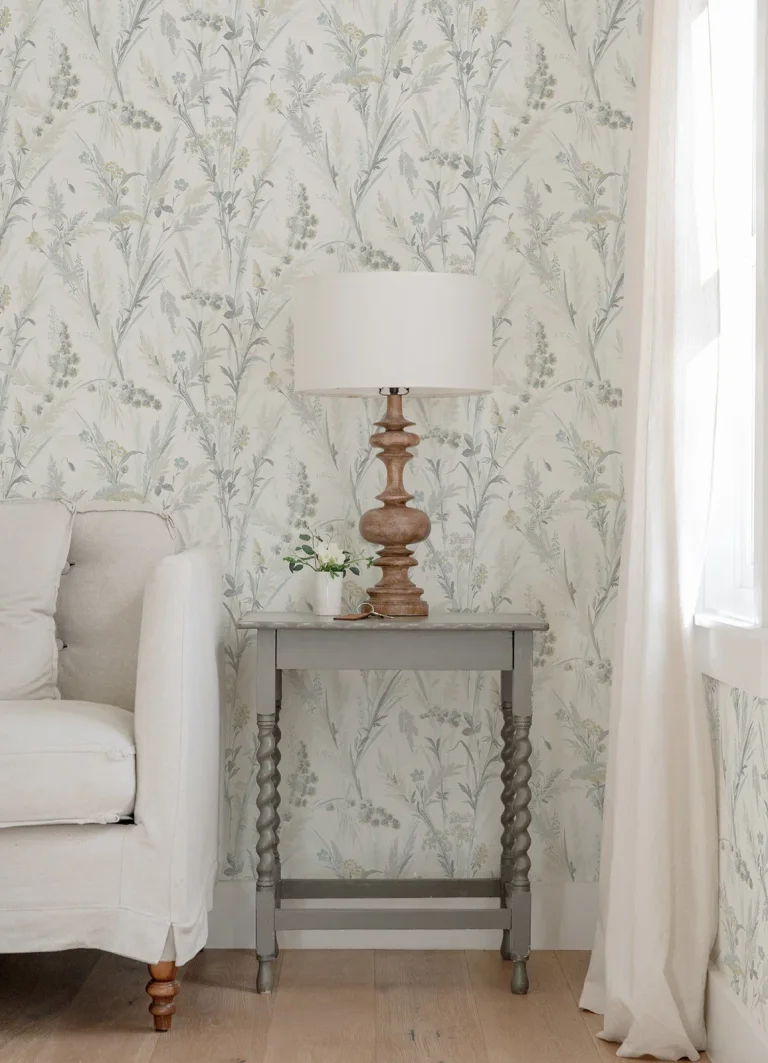 Chesapeake Hillaire Meadow Wallpaper - Light Blue — Image 4