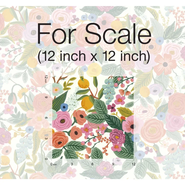 Rifle Paper Co. Garden Party Wallpaper - Rose Multi — Ảnh 3