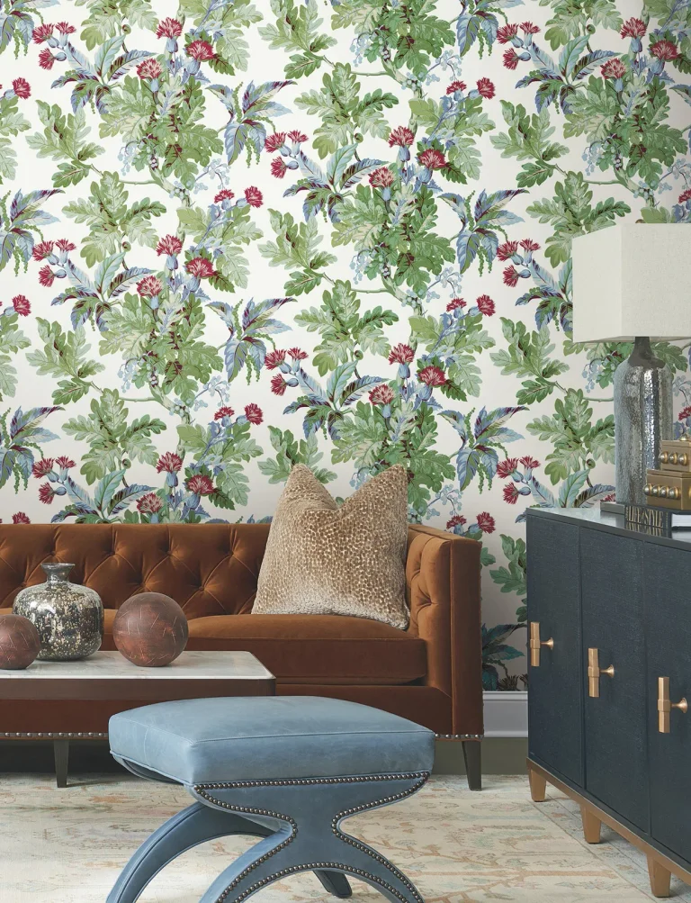 Ronald Redding Briarwood Wallpaper - White — Ảnh 3