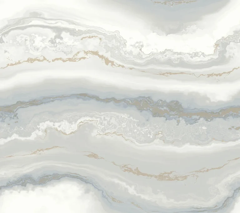 Shifting Sands Peel and Stick Wallpaper - Slate Blue/Glint — Image 5