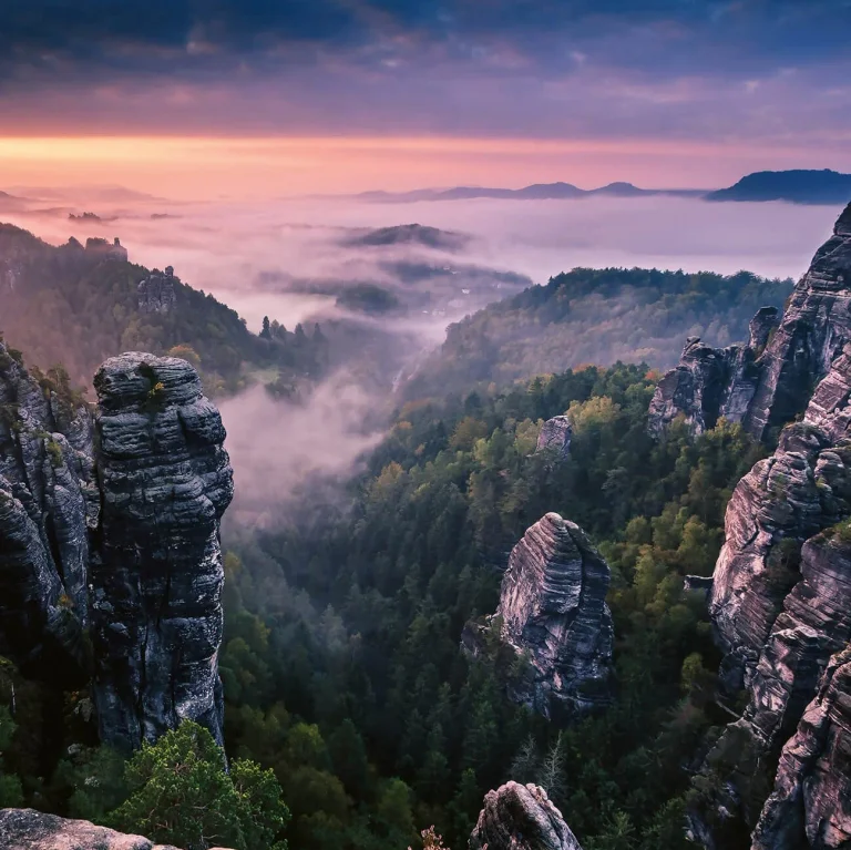 Sunrise on the Rocks - Wall Mural 5136 - 4 Panel - 192cm x 260cm — Ảnh 4