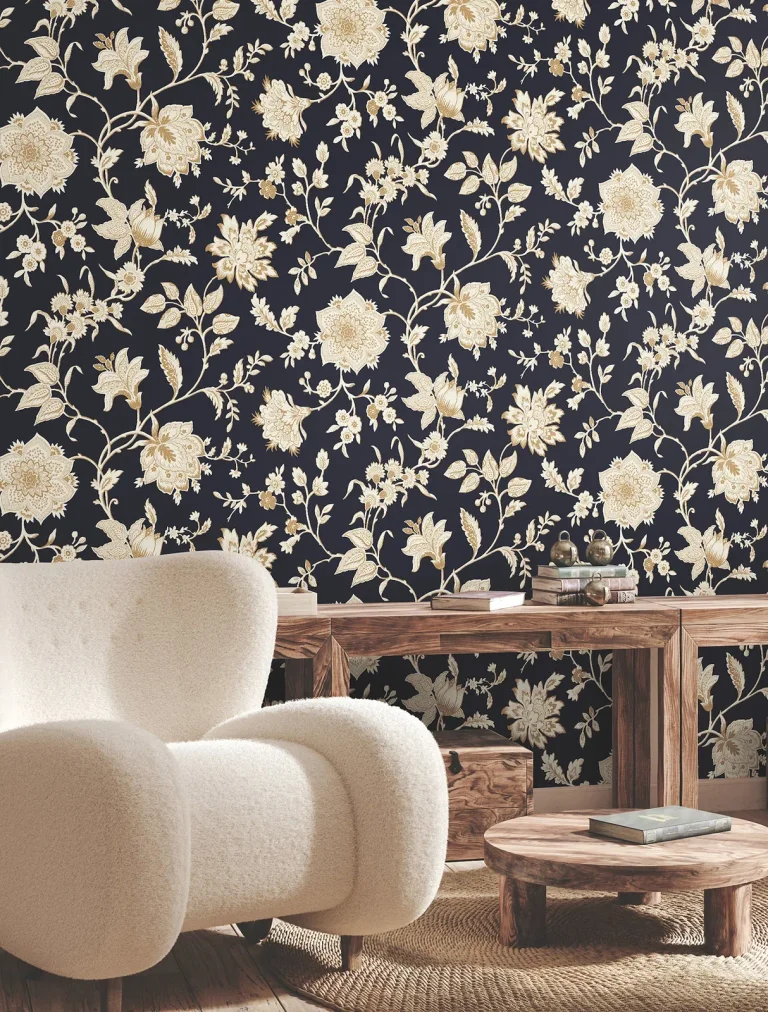 Sutton Wallpaper - Black — Image 7
