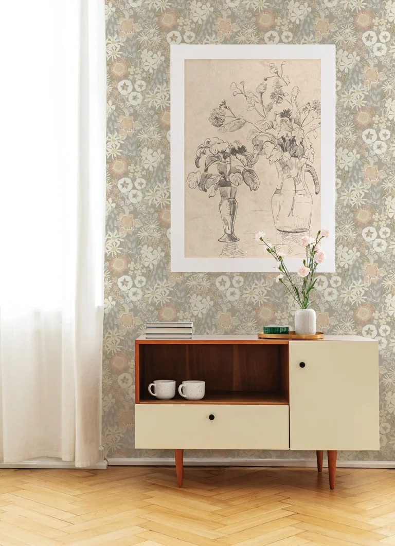 Karina Wildflower Garden Wallpaper - Pastel — Ảnh 4