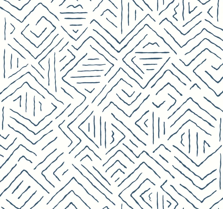 Sirih Wallpaper - Navy — Ảnh 3
