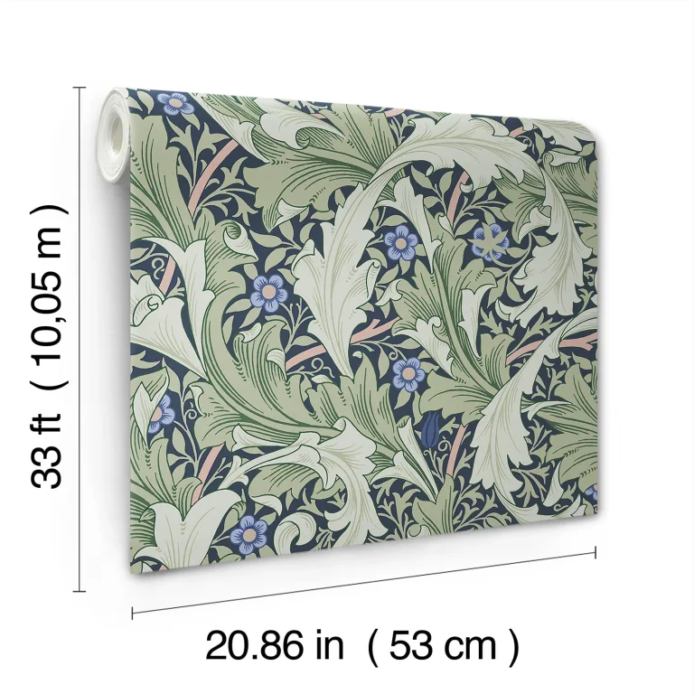 Granville Leafy Vine Wallpaper - Green — Ảnh 3