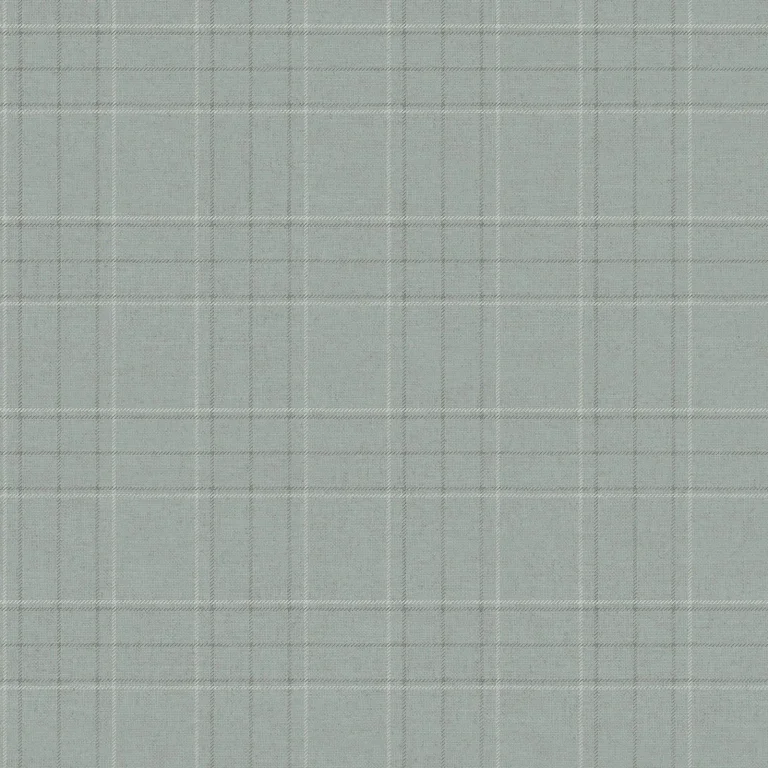 Chesapeake Fox Hollow Dashed Plaid Wallpaper - Turquoise — Ảnh 2