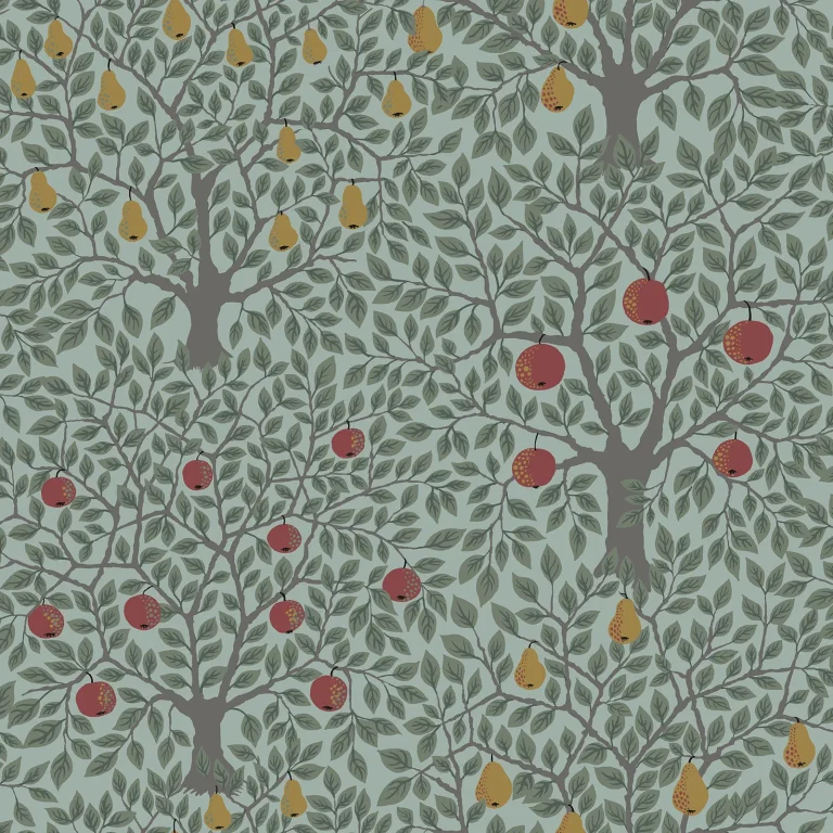 Pomona Fruit Tree Wallpaper - Green — Ảnh 3