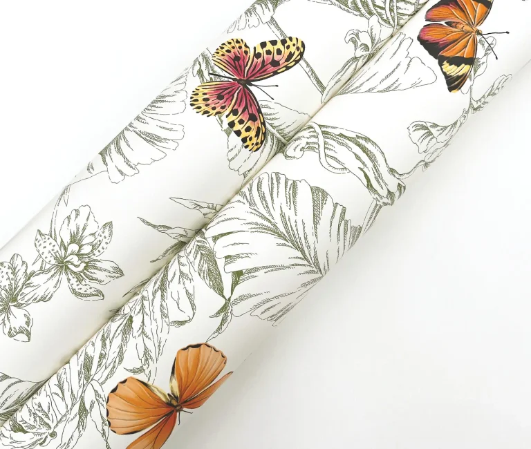 Papillon Wallpaper - Green — Image 4