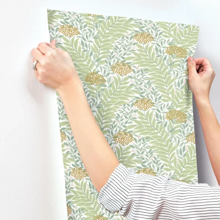 Rifle Paper Co. Highgrove Wallpaper - White — Ảnh 6