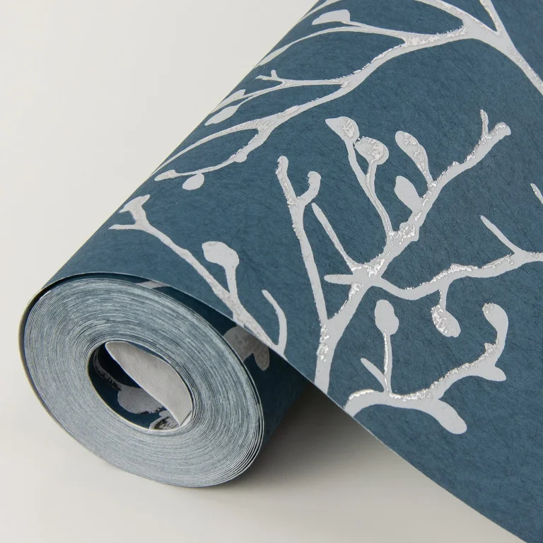 Koura Budding Branches Wallpaper - Sapphire — Ảnh 3