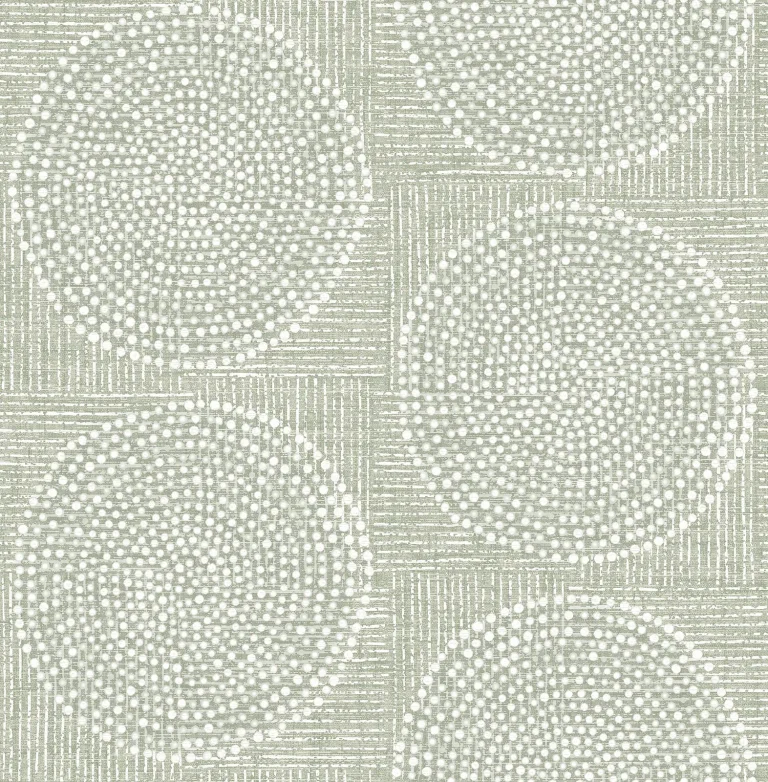 Salma Medallion Wallpaper - Sage — Ảnh 2