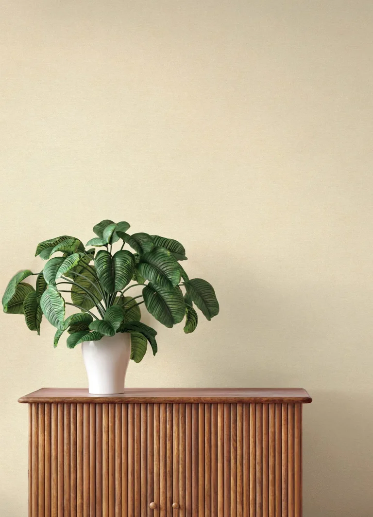 Cullen Faux Linen Wallpaper - Khaki — Ảnh 3