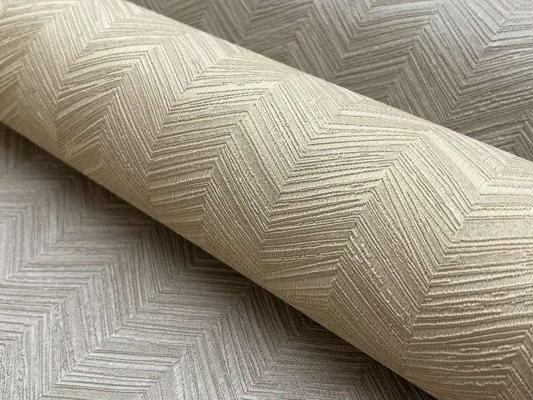 Raised Chevron Wallpaper - Beige — Ảnh 2