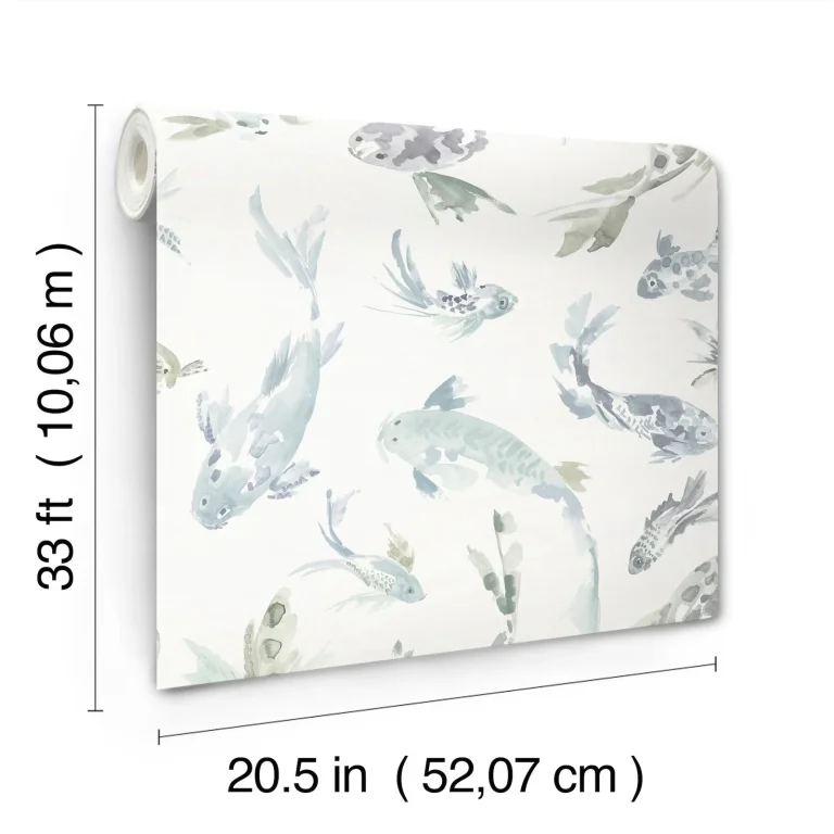Koi Wallpaper - Seafoam — Ảnh 7