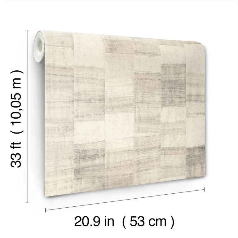 Ivo Block Stripe Wallpaper - Grey — Image 3