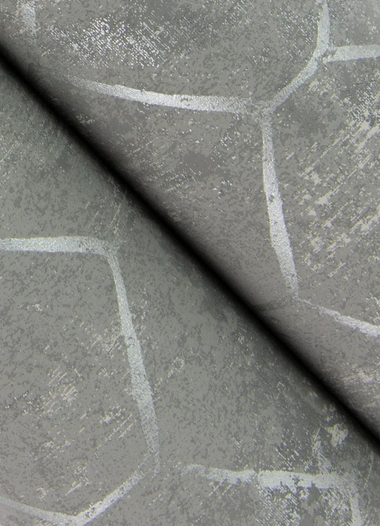 Rauta Hexagon Tile Wallpaper - Pewter — Ảnh 4