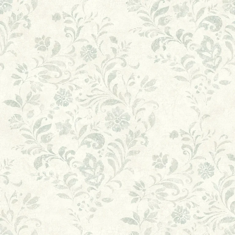 Chesapeake Isidore Scroll Wallpaper - Aqua — Ảnh 3