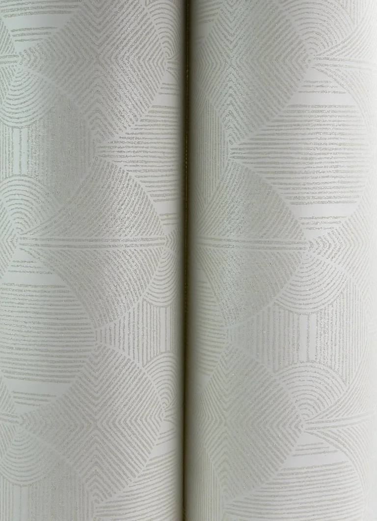 Meyberg Geometric Wallpaper - Silver — Ảnh 6