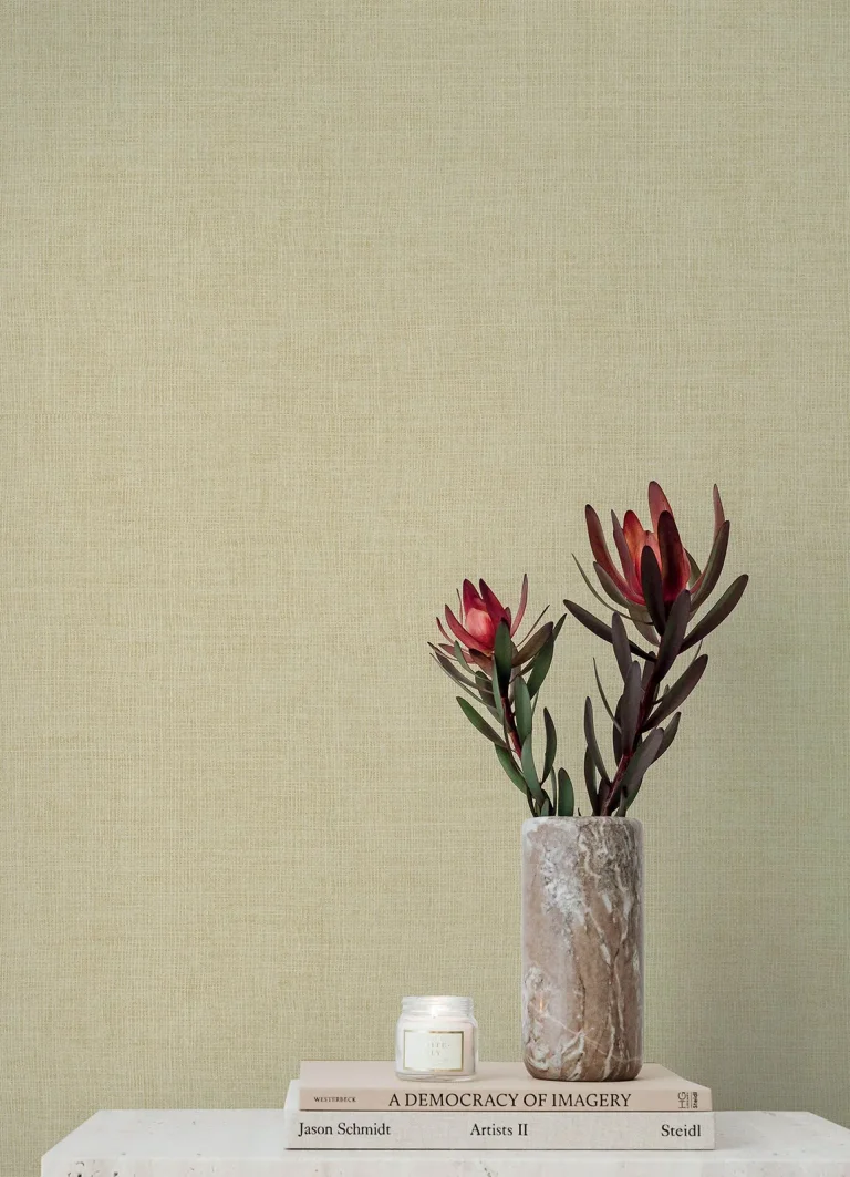 Alba Open Weave Wallpaper - Cream