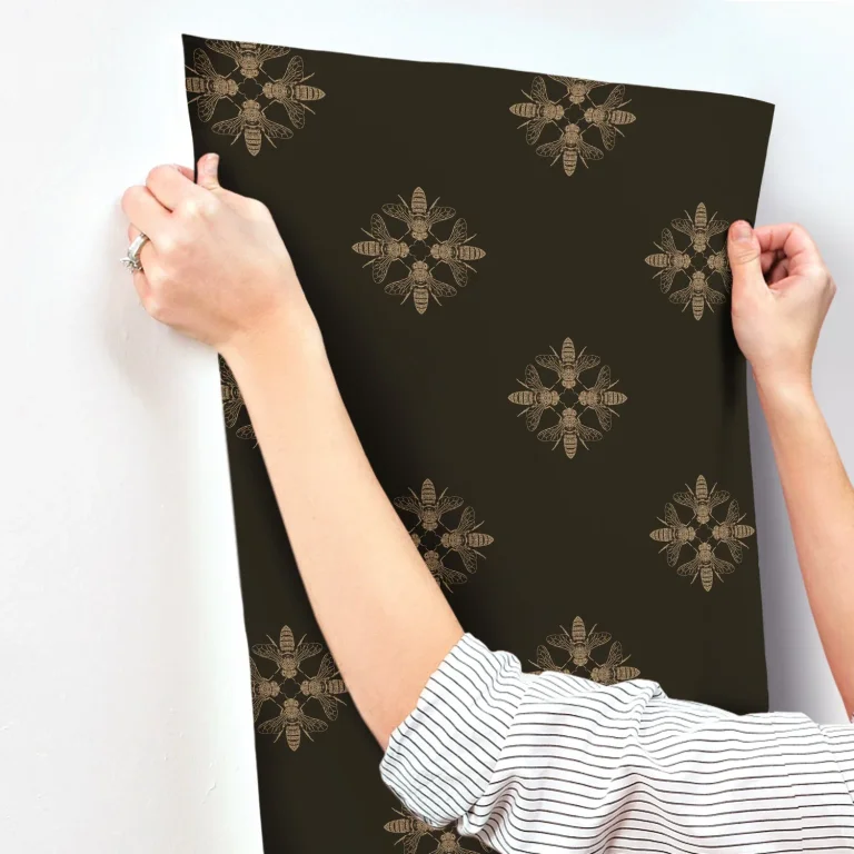Honey Bee Wallpaper - Gold/Black — Ảnh 5