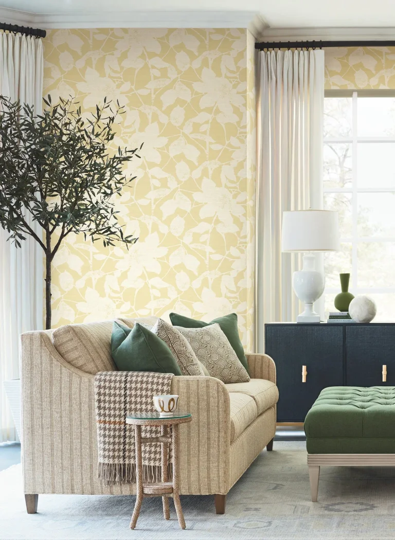 Solange Botanical Wallpaper - Butter — Ảnh 3