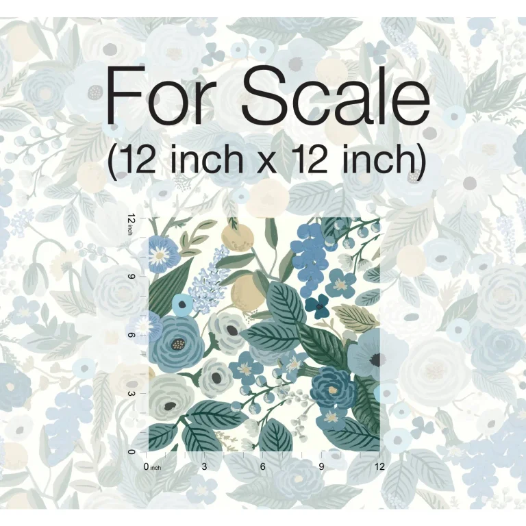 Rifle Paper Co. Garden Party Wallpaper - Indigo Multi — Ảnh 5