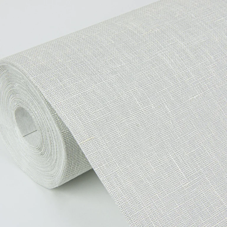 Donmei Linen Wallpaper - Light Grey — Ảnh 5