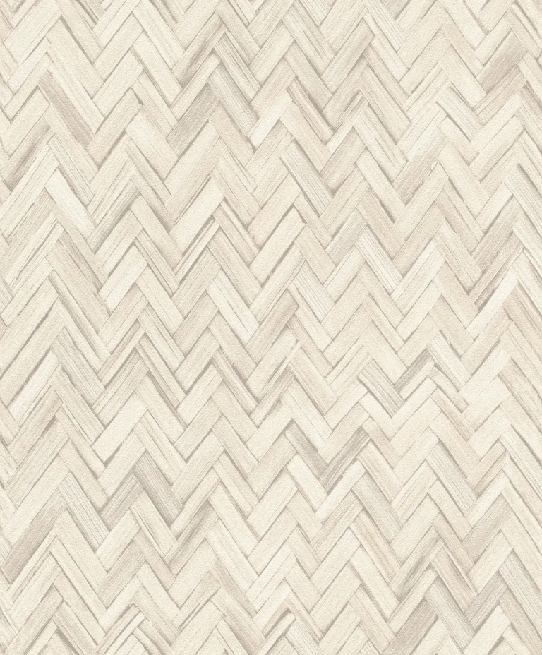 Ellery Herringbone Wallpaper - Beige — Ảnh 3