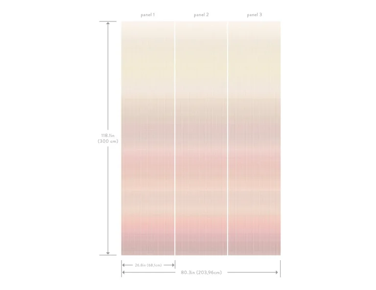 Oleg Wall Mural - Blush — Image 2