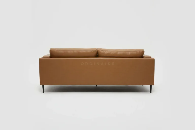 WALNUT BROWN SOFA — Image 7