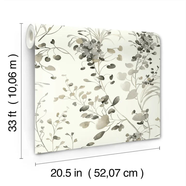 Candice Olson Spring Whispers Wallpaper - Charcoal — Ảnh 6