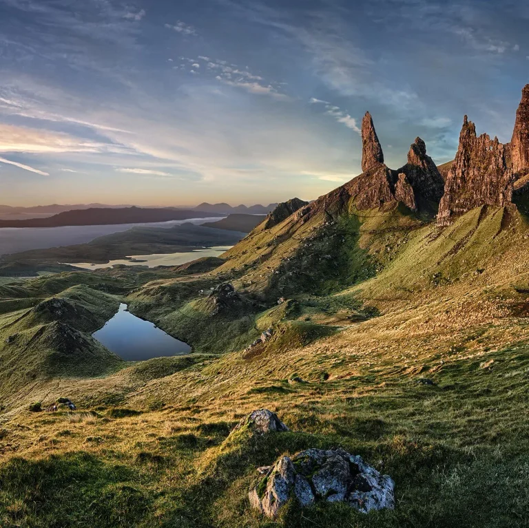 The Old Man of Storr - Wall Mural 5509 - 8 Panel - 384cm x 260cm — Ảnh 2