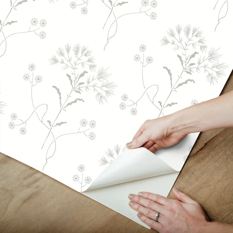 Magnolia Home Wildflower Wallpaper - Grey — Image 2