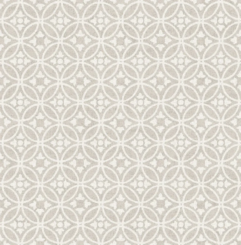Larsson Ogee Wallpaper - Grey — Image 4