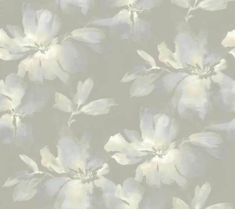 Candice Olson Midnight Blooms Peel and Stick Wallpaper - Lt. Blue/Grey — Ảnh 5