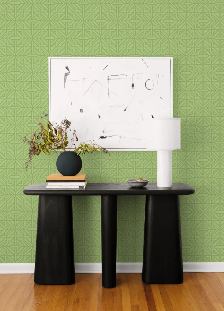 Hesper Geometric Wallpaper - Green — Ảnh 3