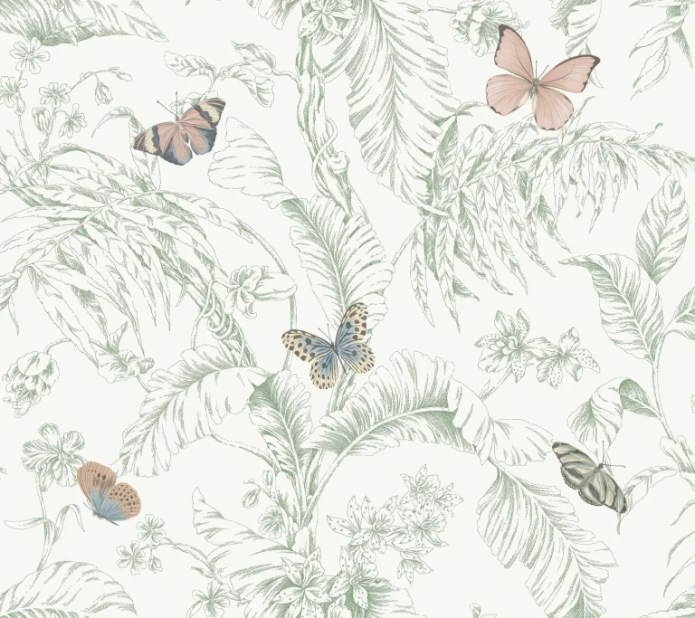Papillon Wallpaper - Blush — Ảnh 5