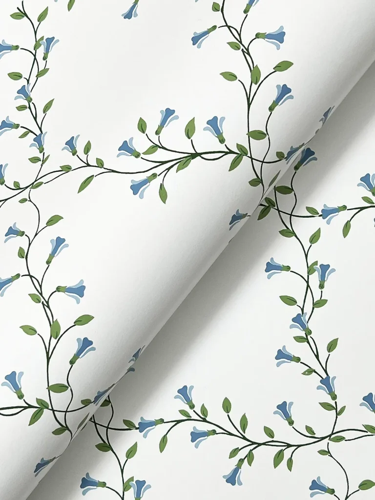 Rifle Paper Co. Bellflower Wallpaper - White — Ảnh 6