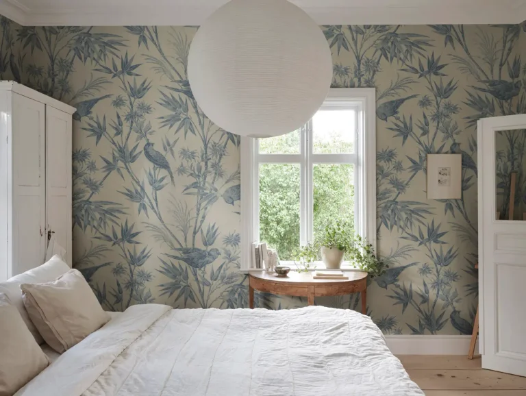 Celeste Mural, Blue – Classic Botanical — Image 2