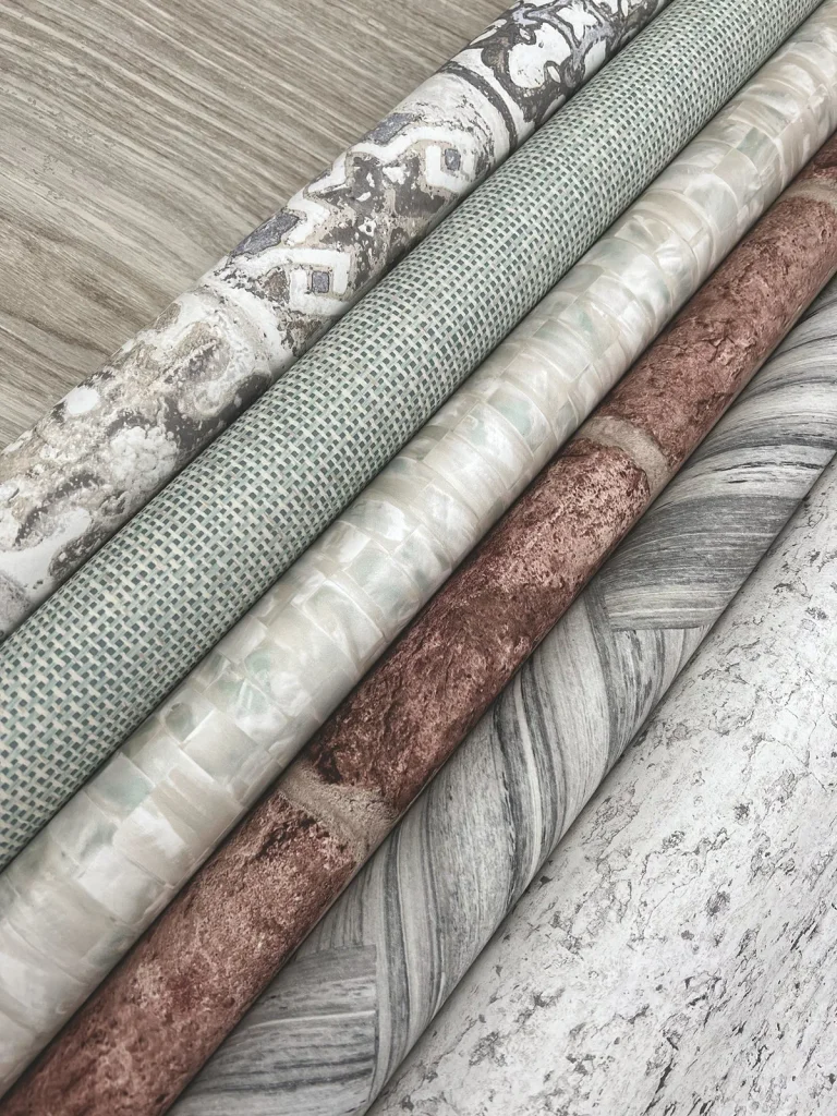 Hermosa Herringbone Peel and Stick Wallpaper - Grey — Ảnh 7