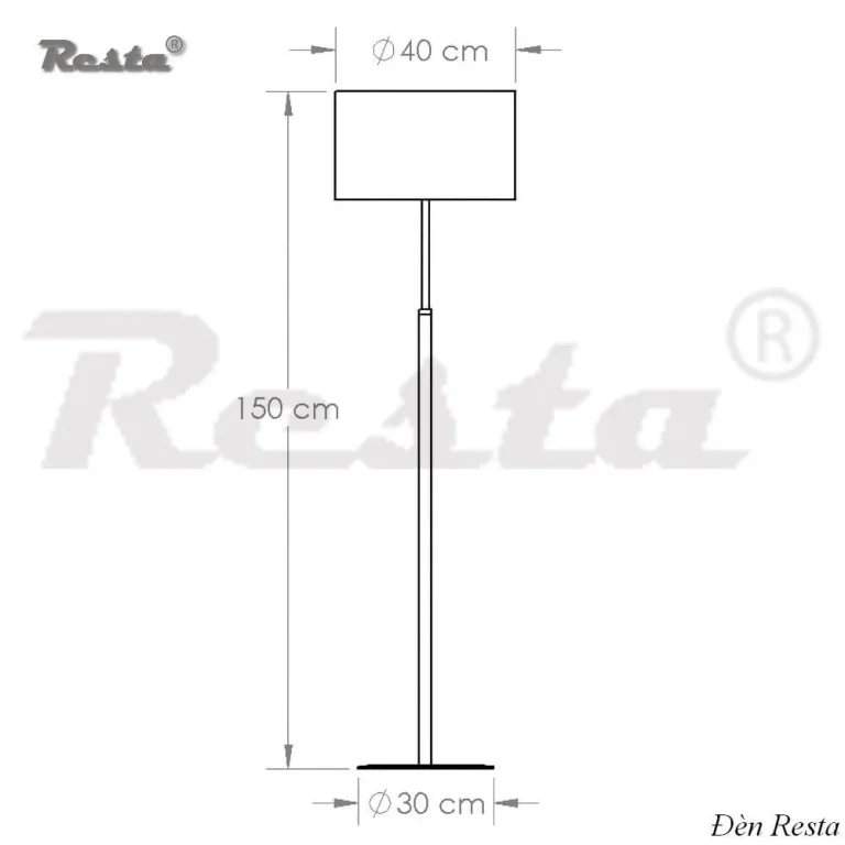 Đèn cây Resta 34 — Ảnh 8