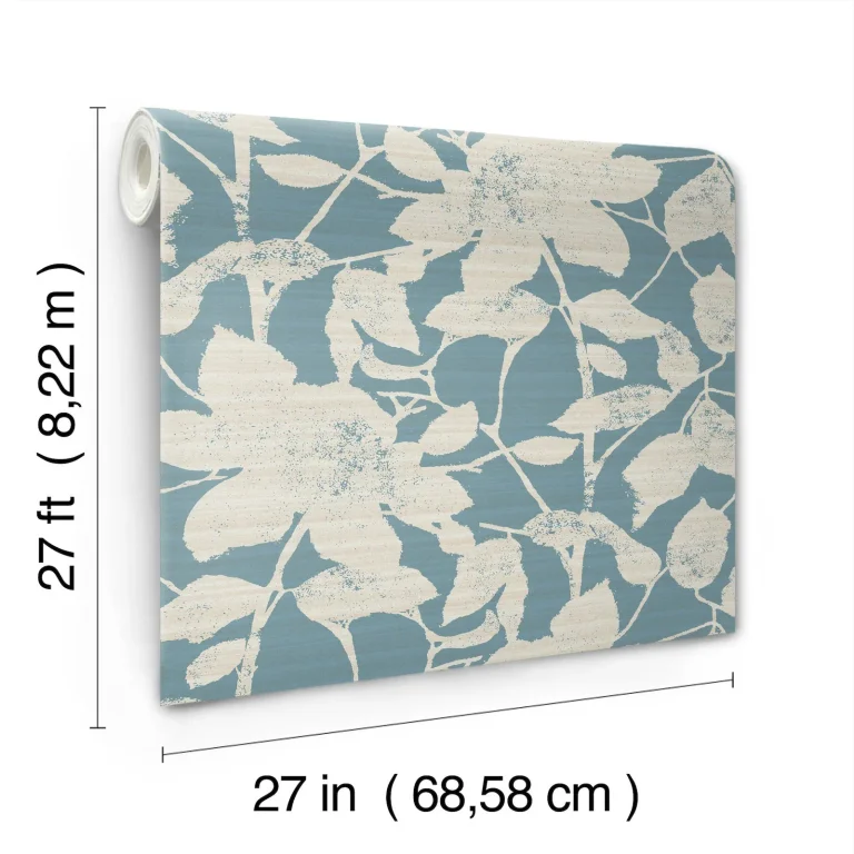 Solange Botanical Wallpaper - Teal — Ảnh 3