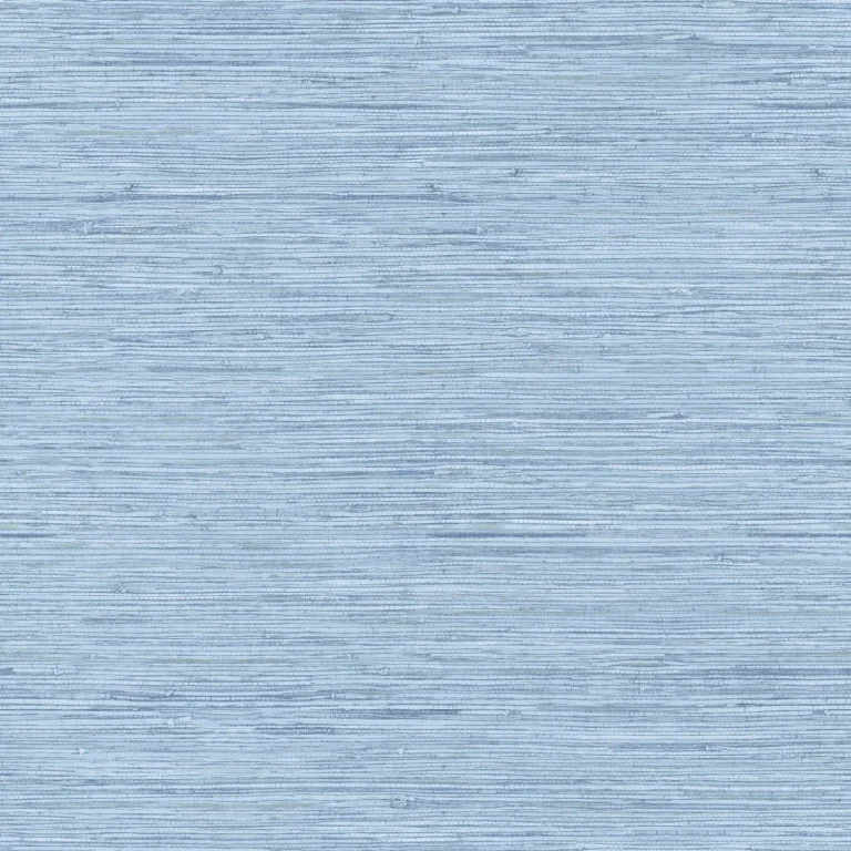 Horizontal Grasscloth Wallpaper - Water Blue — Ảnh 5