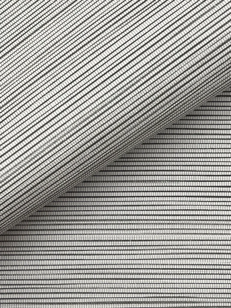 Lorn Faux Grasscloth Wallpaper - Off-White — Image 3